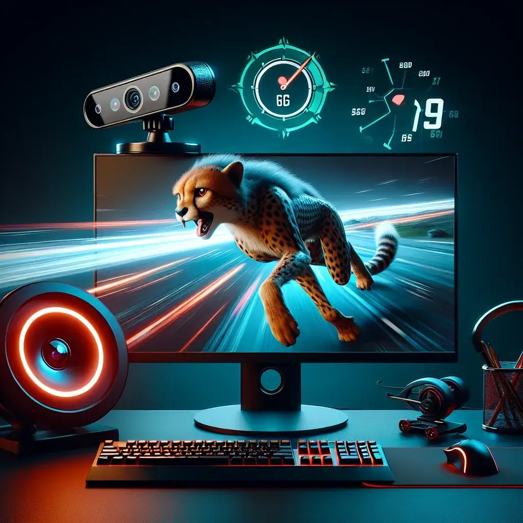 How do I reduce latency when using a webcam for game streaming?